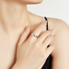 Wholesale 925 Silver Moissanite Ring Geometric Style For Men