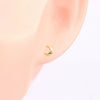 Wholesale Silver 925 Moon Style Earrings With Electroplating Treatment For Women