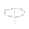 Wholesale Silver Natural Pearl Minimalist Women's Bracelet