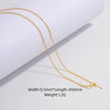 Wholesale Silver Necklace Chopin Chain 925 Silver Geometric Electroplated Simple Style Unisex