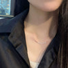 Wholesale 925 Silver Necklace Geometric Simple Women's Fashion Accessories