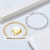 Wholesale Silver Necklace Hiphop Stylish Geometric Jewelry Electroplated For Men Women Unisex