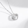 Wholesale Silver Necklace Light Luxury Style Heart Pendant