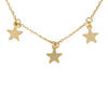 Wholesale Silver Necklace 925 Sterling Silver Women's Fashion Fivepointed Star Cross Chain Electroplated