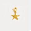 Wholesale 925 Silver Necklace With Butterfly And Five Pointed Star Pendant Electroplated 18K Gold Personality Niche Design