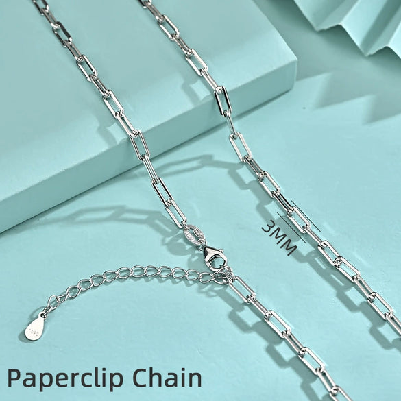 Wholesale Silver Necklace With Geometric Design And Electroplating Chain Accessories For Women