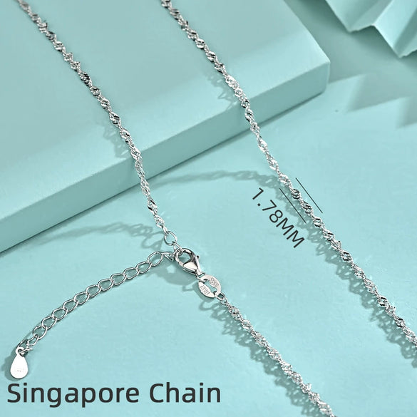 Wholesale Silver Necklace With Geometric Design And Electroplating Chain Accessories For Women