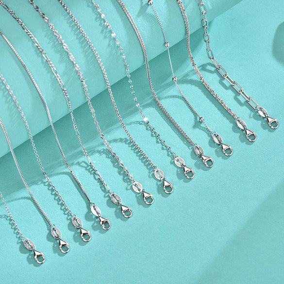 Wholesale Silver Necklace With Geometric Design And Electroplating Chain Accessories For Women
