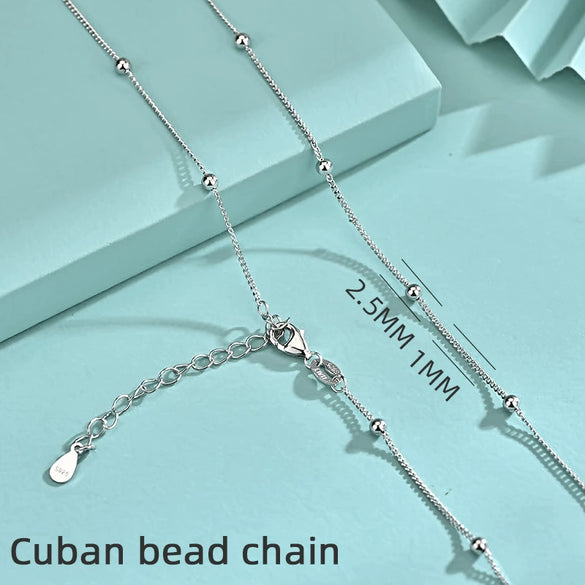 Wholesale Silver Necklace With Geometric Design And Electroplating Chain Accessories For Women