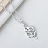 Wholesale Silver Necklace With Heart Pendant And Electroplating Treatment