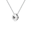 Wholesale Silver Necklace Women's Geometric Irregular Design Electroplating Cross Chain