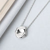 Wholesale Silver Necklace Women's Geometric Irregular Design Electroplating Cross Chain