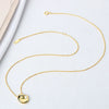 Wholesale Silver Necklace Women's Geometric Irregular Design Electroplating Cross Chain