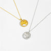 Wholesale Silver Pendant Clavicle Chain With Geometric Pattern And Electroplating For Women