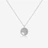 Wholesale Silver Pendant Clavicle Chain With Geometric Pattern And Electroplating For Women