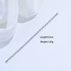 Wholesale 925 Silver Plain Chain Accessories Electroplated For Necklace And Bracelet With Rectangular And Round O Chain Styles