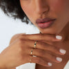 Wholesale 925 Silver Plain Ring With Geometric Style And Electroplating