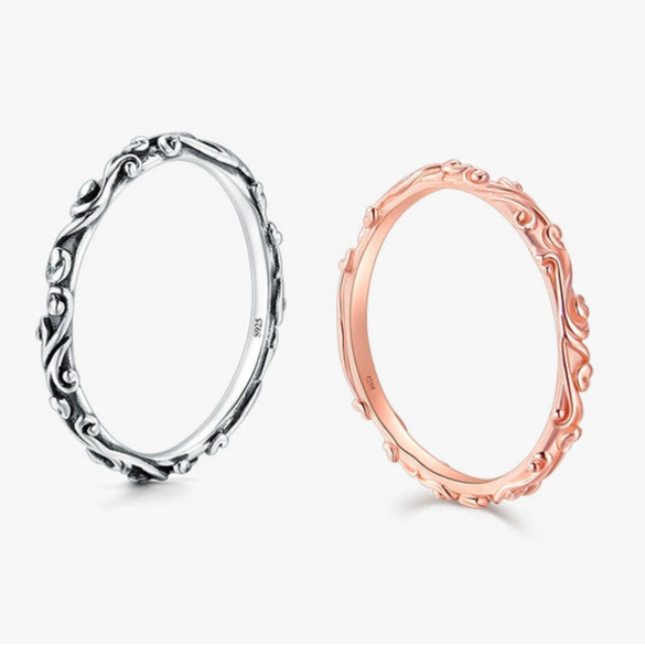 Wholesale 925 Silver Retro Geometric Ring Seiko Design Unisex And Women's Style