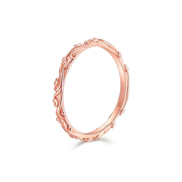 Wholesale 925 Silver Retro Geometric Ring Seiko Design Unisex And Women's Style