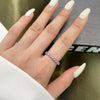 Wholesale Silver Ring Light Luxury Geometric Design Electroplated For Women