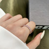 Wholesale Silver Ring Light Luxury Geometric Design Electroplated For Women