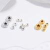 Wholesale Silver Round Barrel Beads Electroplated For Diy Bracelet And Necklace