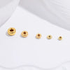 Wholesale Silver Round Barrel Beads Electroplated For Diy Bracelet And Necklace