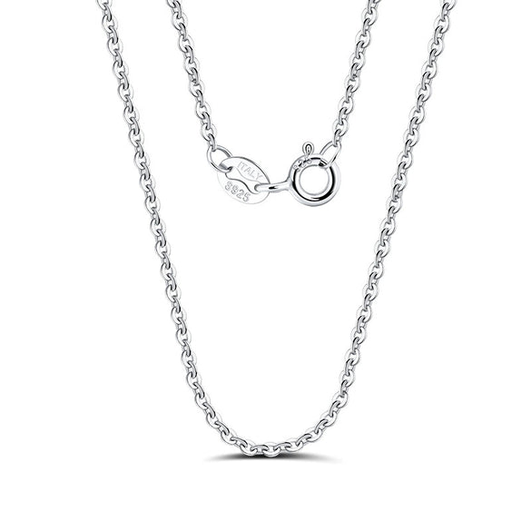 Wholesale Silver 925 Silver O Word Chain Jewelry With Cartoon Style And Electroplating Processing For Unisex
