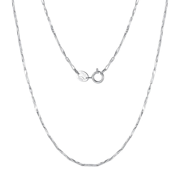 Wholesale Silver 925 Silver O Word Chain Jewelry With Cartoon Style And Electroplating Processing For Unisex
