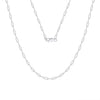 Wholesale Silver 925 Silver O Word Chain Jewelry With Cartoon Style And Electroplating Processing For Unisex