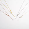 Wholesale 925 Silver Simple Geometric Ochain Clavicle Chain For Women With Electroplating