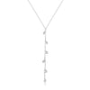 Wholesale 925 Silver Single Zirconium Lady Necklace With Geometric Design And Elegant Style