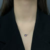 Wholesale Silver Star Necklace Set With Crystals For Women
