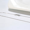 Wholesale Silver 925 Sterling Silver Necklace With 10Mm Box Chain Plain Single Chain Pendant Geometric Style Factory Outlet