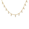 Wholesale Silver Tassel Square Zircon Pendant Necklace Women's Geometric Diamondencrusted Chain