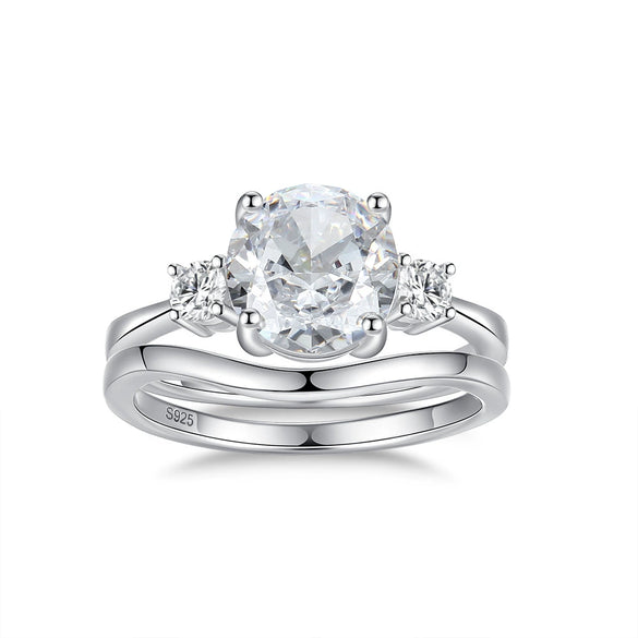 Wholesale 925 Silver Ushaped Artistic Women's Ring With Electroplating