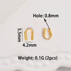 Wholesale Silver Ushaped Buckle Beaded Coil Bracelet And Necklace Accessories Electroplated Minimalist Style