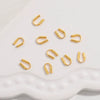 Wholesale Silver Ushaped Buckle Beaded Coil Bracelet And Necklace Accessories Electroplated Minimalist Style
