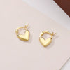 Wholesale Silver 925 Vintage Geometric And Heart Shape Electroplating Earrings For Women