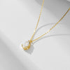Wholesale Silver Water Drop Zircon Women's Light Luxury Niche Design Pendant Clavicle Chain
