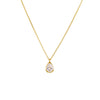 Wholesale Silver Water Drop Zircon Women's Light Luxury Niche Design Pendant Clavicle Chain