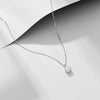 Wholesale Silver Water Drop Zircon Women's Light Luxury Niche Design Pendant Clavicle Chain