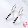 Wholesale 925 Silver Women's Colorful Dopamine Earrings With Geometric Design And Electroplating Process