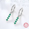 Wholesale 925 Silver Women's Colorful Dopamine Earrings With Geometric Design And Electroplating Process