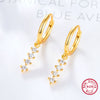 Wholesale 925 Silver Women's Colorful Dopamine Earrings With Geometric Design And Electroplating Process
