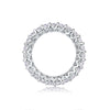 Wholesale 925 Silver Women's Fashion Geometric Moissanite Ring Set With Diamonds