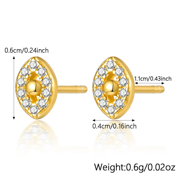Wholesale 925 Silver Women's Geometric Lightning Cross Symbols Electroplated Earrings