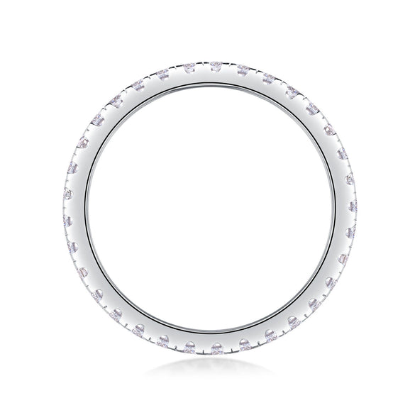 Wholesale 925 Silver Women's Geometric Moissanite Ring Set With Diamonds