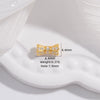 Wholesale 925 Silver Zirconium Small Waist Perforated Bead Bucket Bead Bracelet Necklace Accessories