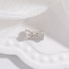 Wholesale 925 Silver Zirconium Small Waist Perforated Bead Bucket Bead Bracelet Necklace Accessories